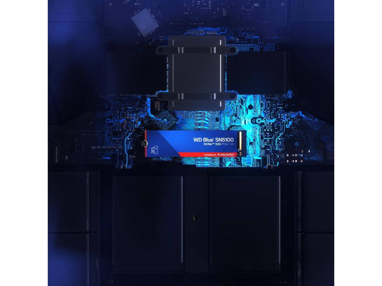 WD Blue SN5100 NVMe SSD PCIe 4.0  
POWERED BY SANDISK