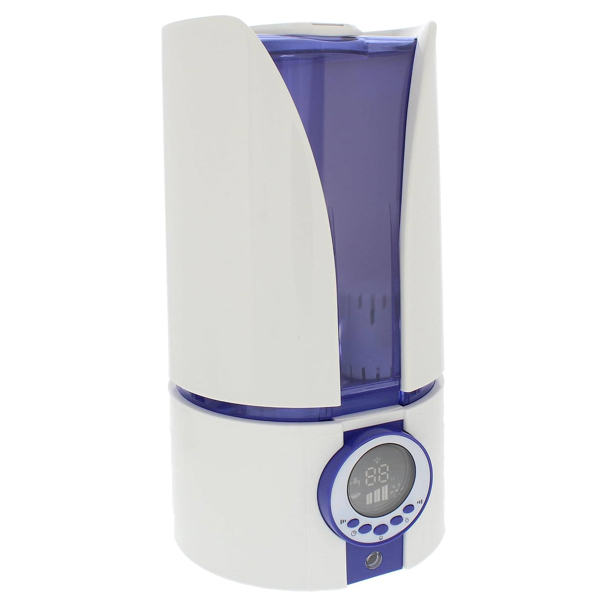 Alt View 7. Comfort Zone - Comfort Zone Ultrasonic Filter Free Humidifier with Digital Controls, White - White.