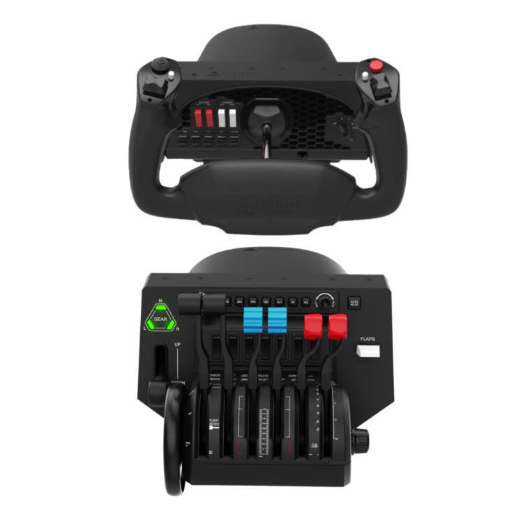 Honeycomb Aeronautical - Honeycomb Alpha Flight Controls Yoke with Bravo Throttle Quadrant Bundle