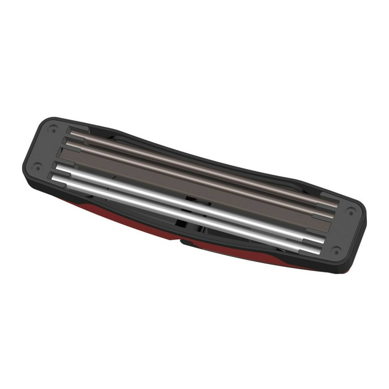 Left. Lansky - Lansky Masters Edge Red Knife Sharpener for Straight and Serrated Blades.