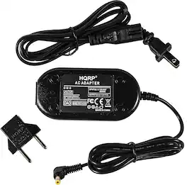 HQRP - AC Adapter for Panasonic SDR-H18 SDR-H20 SDR-H21 SDR-H200 SDR-H20EG SDR-H250 SDR-H250EG VDR-D220 VDR-D230 Camcorder