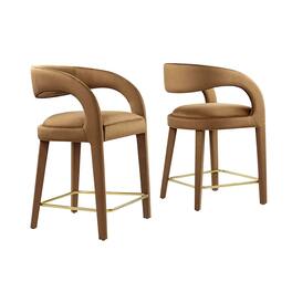 Pinnacle Performance Velvet Counter Stool Set of 2 by Modway - 0