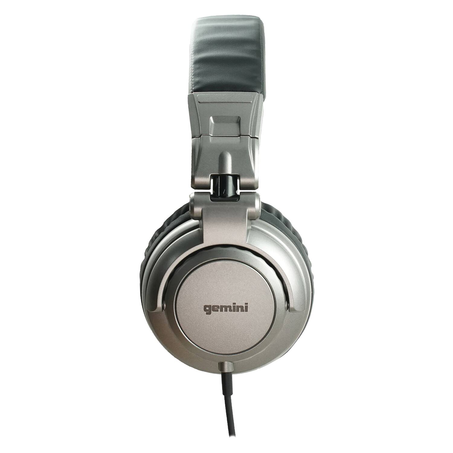 Alt View 5. Gemini - Over-the-Ear Professional DJ Headphones DJX-500 - Silver.