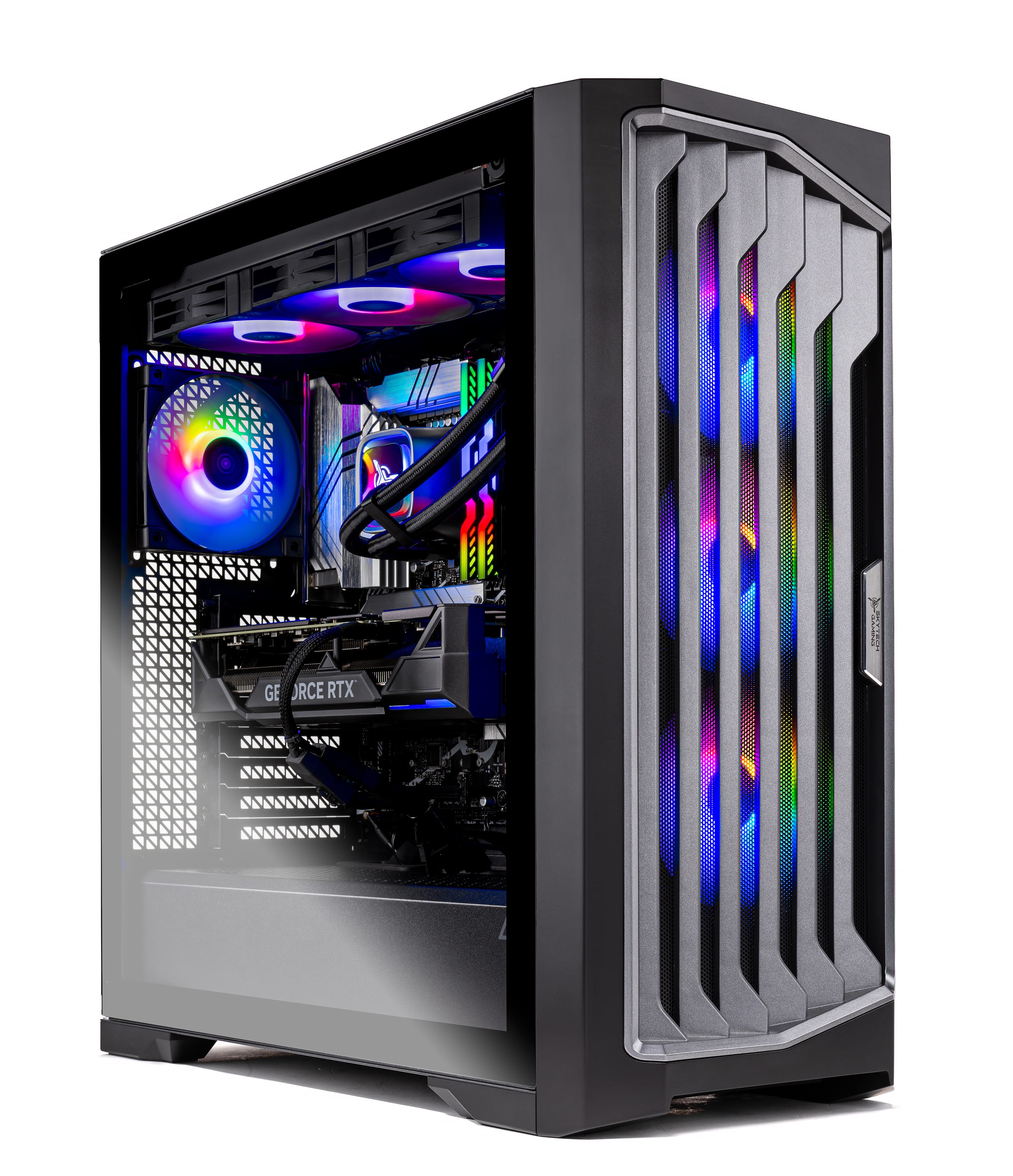 Skytech Gaming - LEGACY4 Gaming PC - AMD Ryzen 9 9900X - 64GB Memory - NVIDIA GeForce RTX 5080 - 4TB NVMe SSD - Black - Front_Zoom