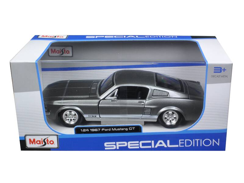 Maisto  
SPECIAL EDITION  
1:24 1967 Ford Mustang GT  
3+  
DIECAST METAL