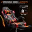 Ergonomic Design: Segmented support to maintain the natural curve of spine. Head, shoulder, Angle adjusting lever (90-150 degrees) also waist, hip, leg.