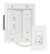 Front Zoom. Legrand - In-Wall Flat Screen Power and Cable Concealment Kit - White.
