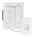 Front. Legrand - In-Wall Flat Screen Power and Cable Concealment Kit - White.