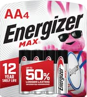 Energizer - MAX Batteries AA (4-Pack) - Front_Zoom