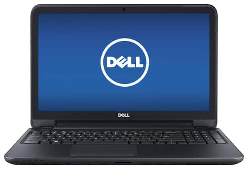 Front Standard. Dell - Inspiron 15.6" Touch-Screen Laptop - 4GB Memory - 500GB Hard Drive - Black.