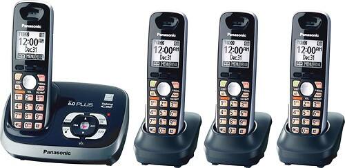 Angle Standard. Panasonic - 4 Handset Cordless Phone.