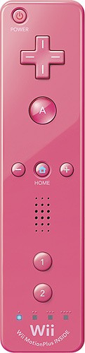  Nintendo - Wii Remote Plus - Pink