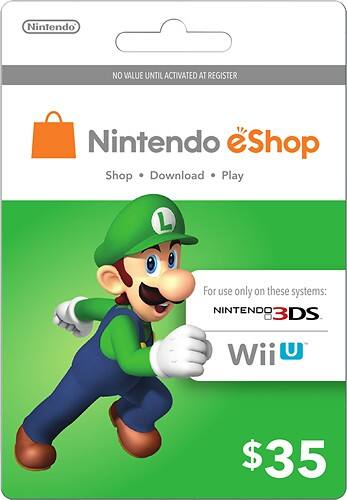 Buy Nintendo eShop Cards Compare Prices