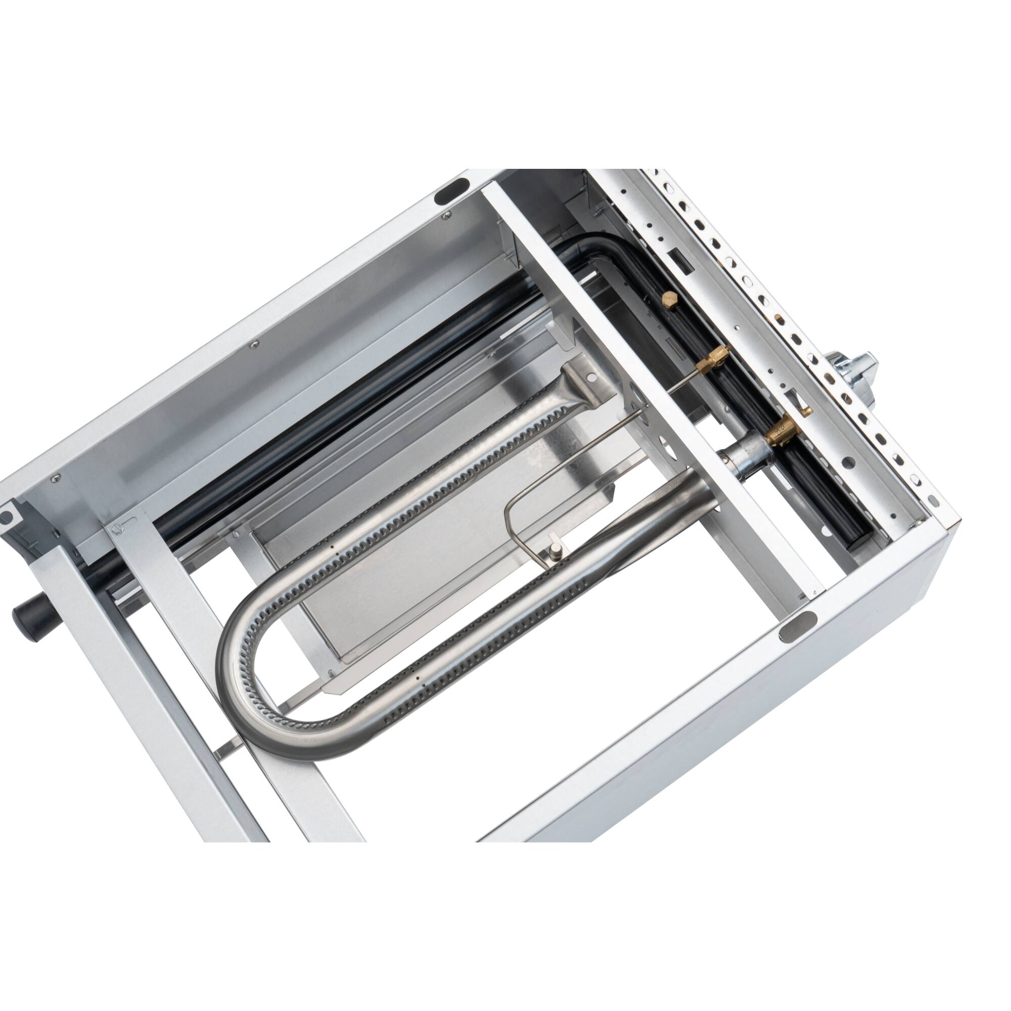 Alt View 5. Koolmore - 18 in. Natural Gas 1-Burner Griddle with 30,000 BTU in Stainless-Steel (KM-GG1-18M) - Silver.