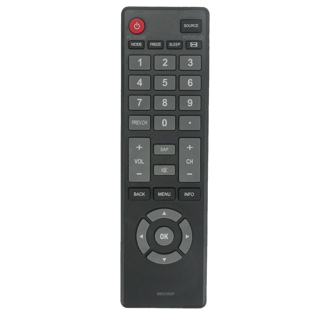 SOURCE PIC/SOUND MODE FREEZE PICTURE SIZE SLEEP . 1 2 3 4 5 6 7 8 9 PREV.CH 0 . + SAP + VOL -  CH - BACK MENU INFO OK NH310UP