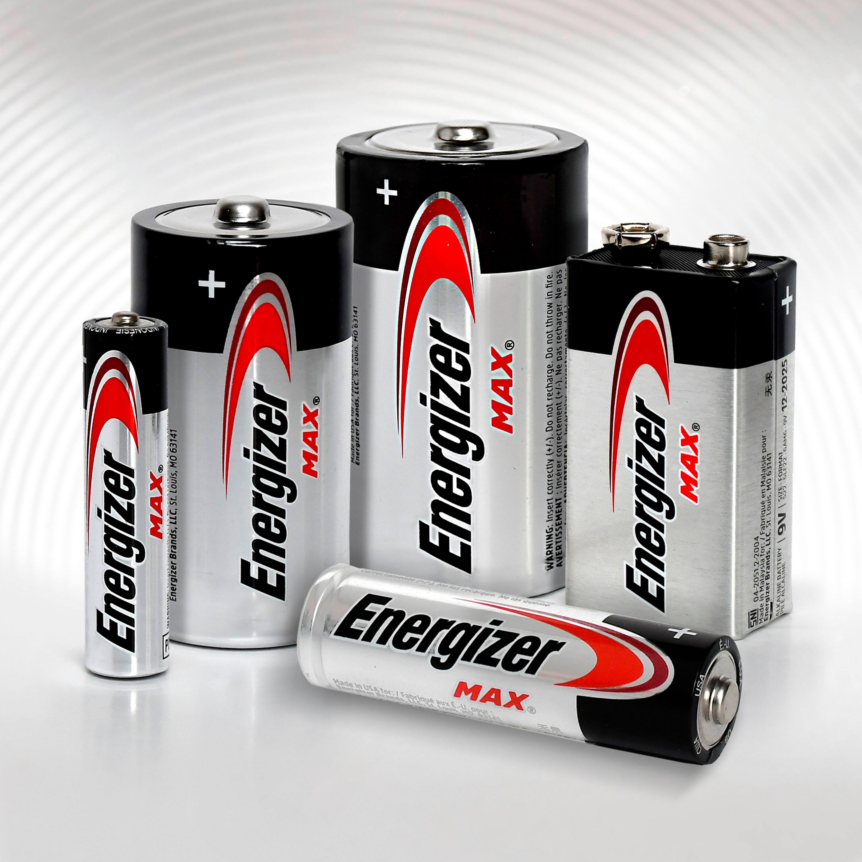 Alt View 16. Energizer - Energizer MAX 9V Batteries (1 Pack), 9 Volt Alkaline Batteries - Silver.