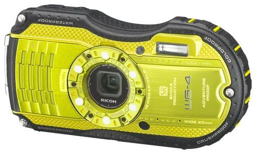 Best Buy: Ricoh WG-4 16.0-Megapixel Digital Camera Lime Yellow 8587