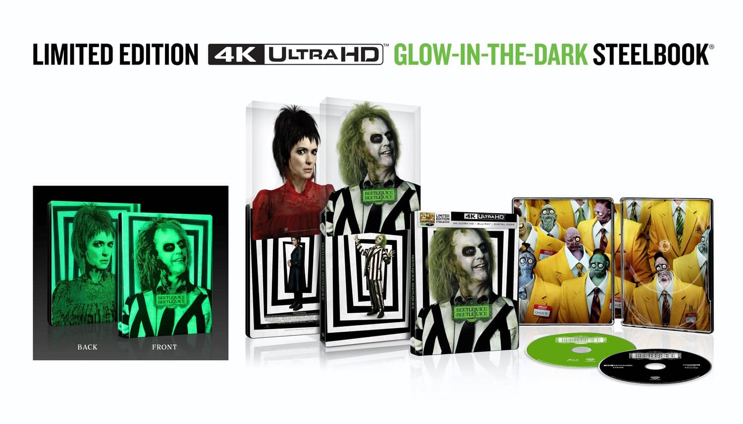 Beetlejuice Beetlejuice (Steelbook)  - 4K Blu-Ray