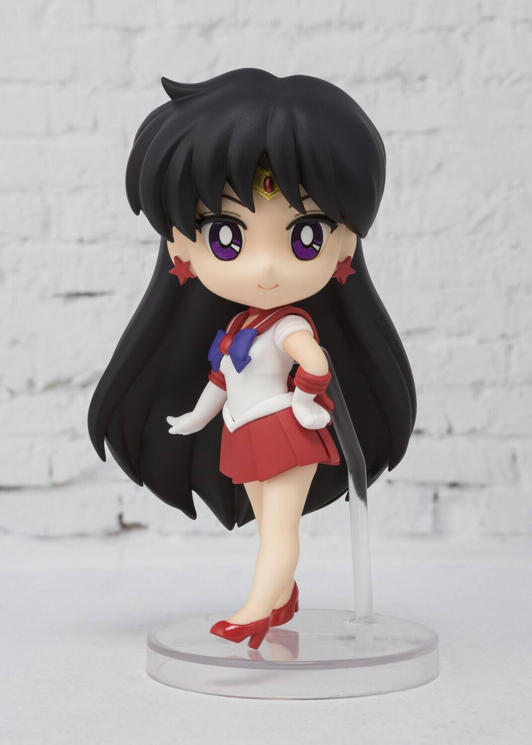 Alt View 2. Bandai - Tamashii Nations - Pretty Guardian Sailor Moon - Figuarts Mini - Sailor Mars   - COLLECTIBLES - Multicolor.