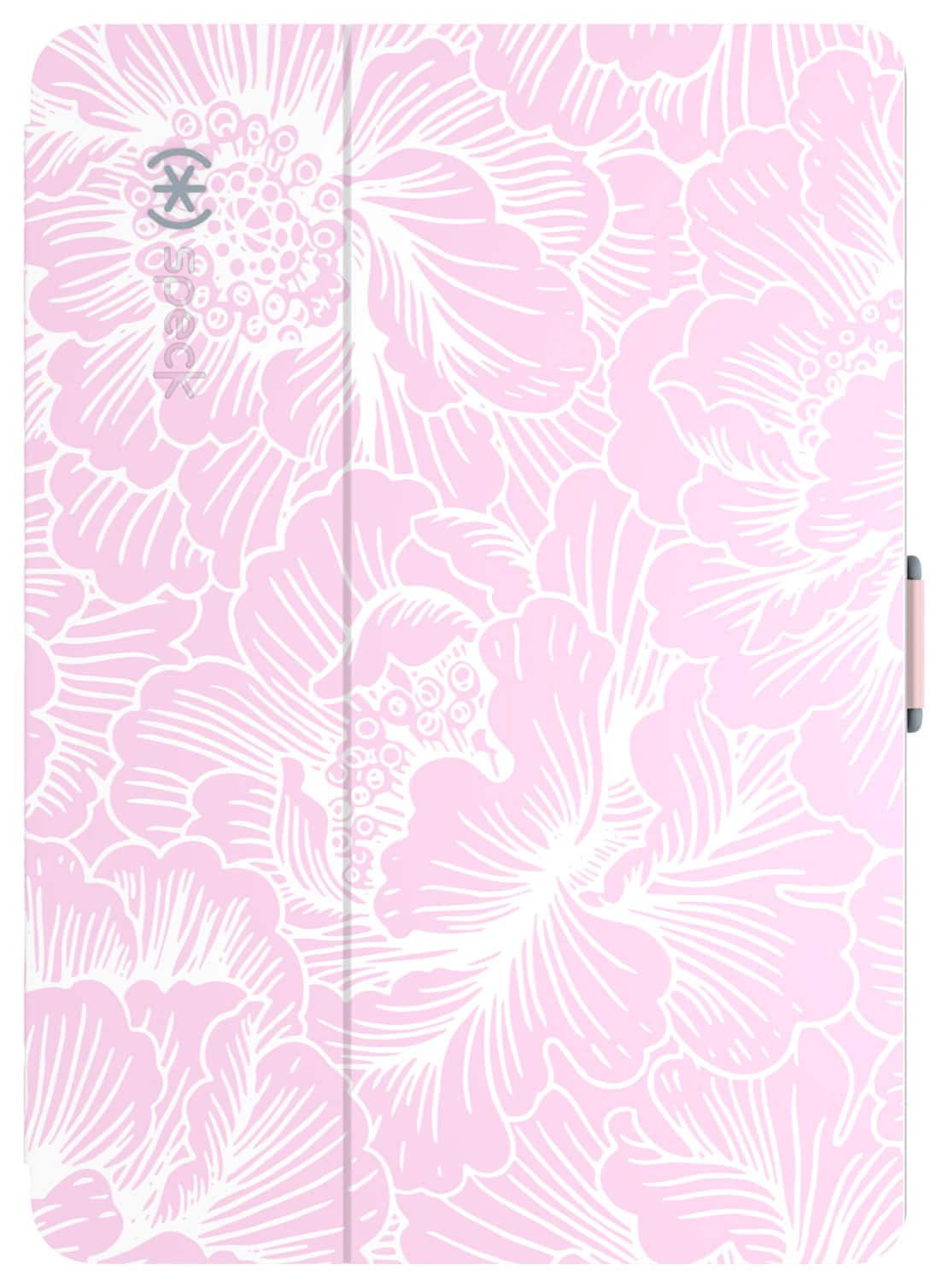 Best Buy Speck Stylefolio Case For Apple Ipad Air 2 Fresh Floral Pink Nickel Gray Spk A3334