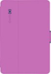 Front. Speck - StyleFolio Case for Apple® iPad® mini, iPad mini 2 and iPad mini 3 - Beaming Orchid Purple/Deep Sea Blue.