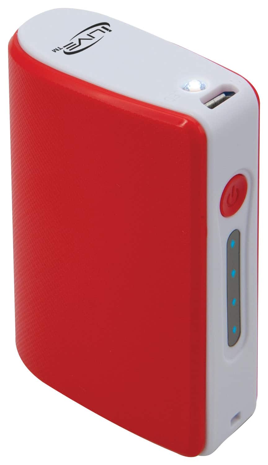 Best Buy iLive Portable USB Charger Red IPC405R