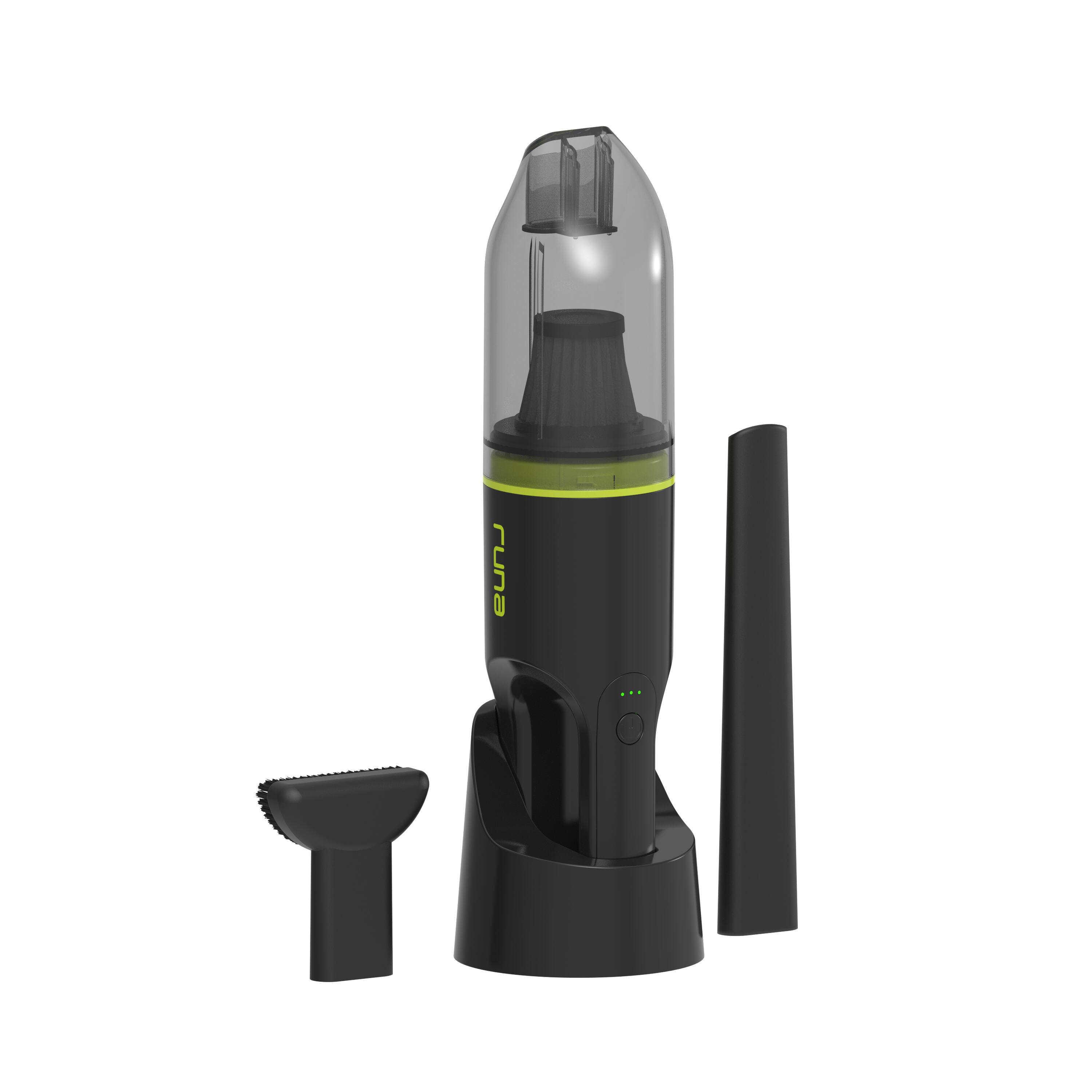 Angle. Tzumi - Runa Cordless Handheld Vacuum with USB Charging and Multiple Attachments.