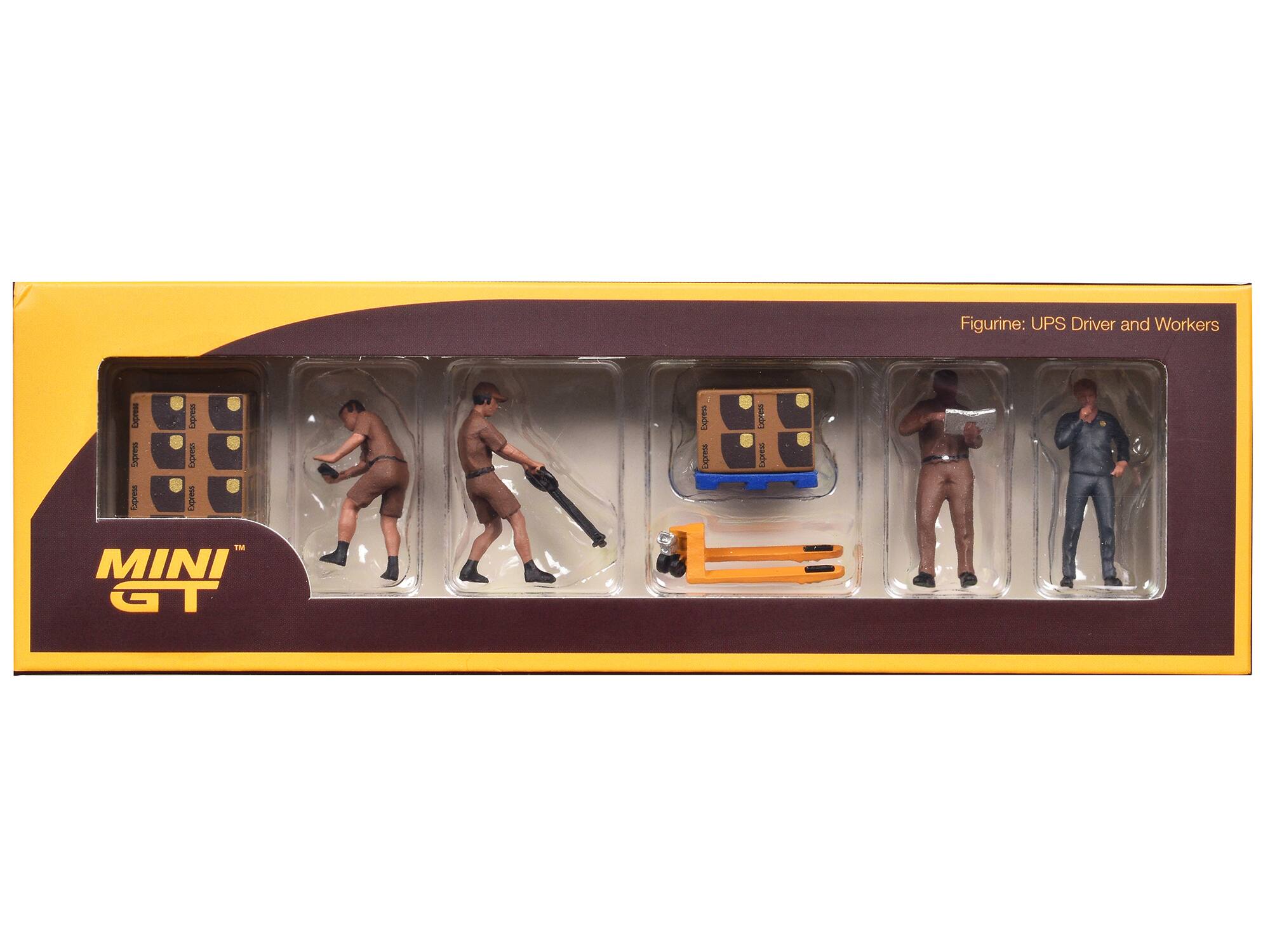 Figurine: UPS Driver and Workers

MINI GT