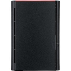 Buffalo - LinkStation 220 4TB 2-Bay External Network Attached Storage (NAS) - Black - Front_Zoom