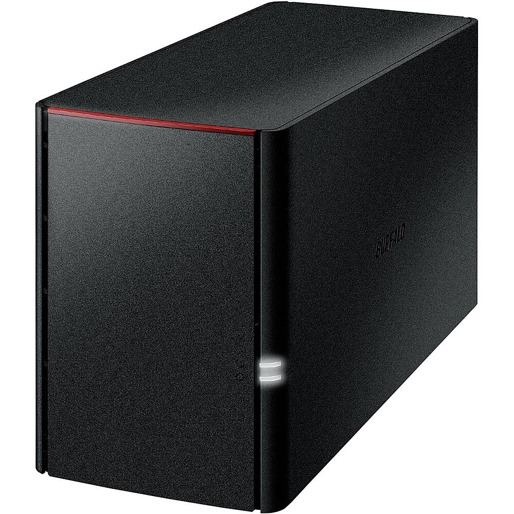 Angle. Buffalo - LinkStation 220 4TB 2-Bay External Network Attached Storage (NAS) - Black.
