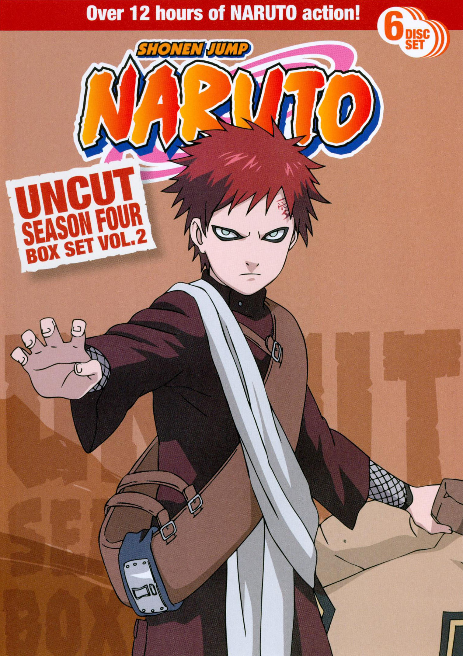  Naruto Uncut: Complete Seasons 1-4 (8 Box-Set Pack