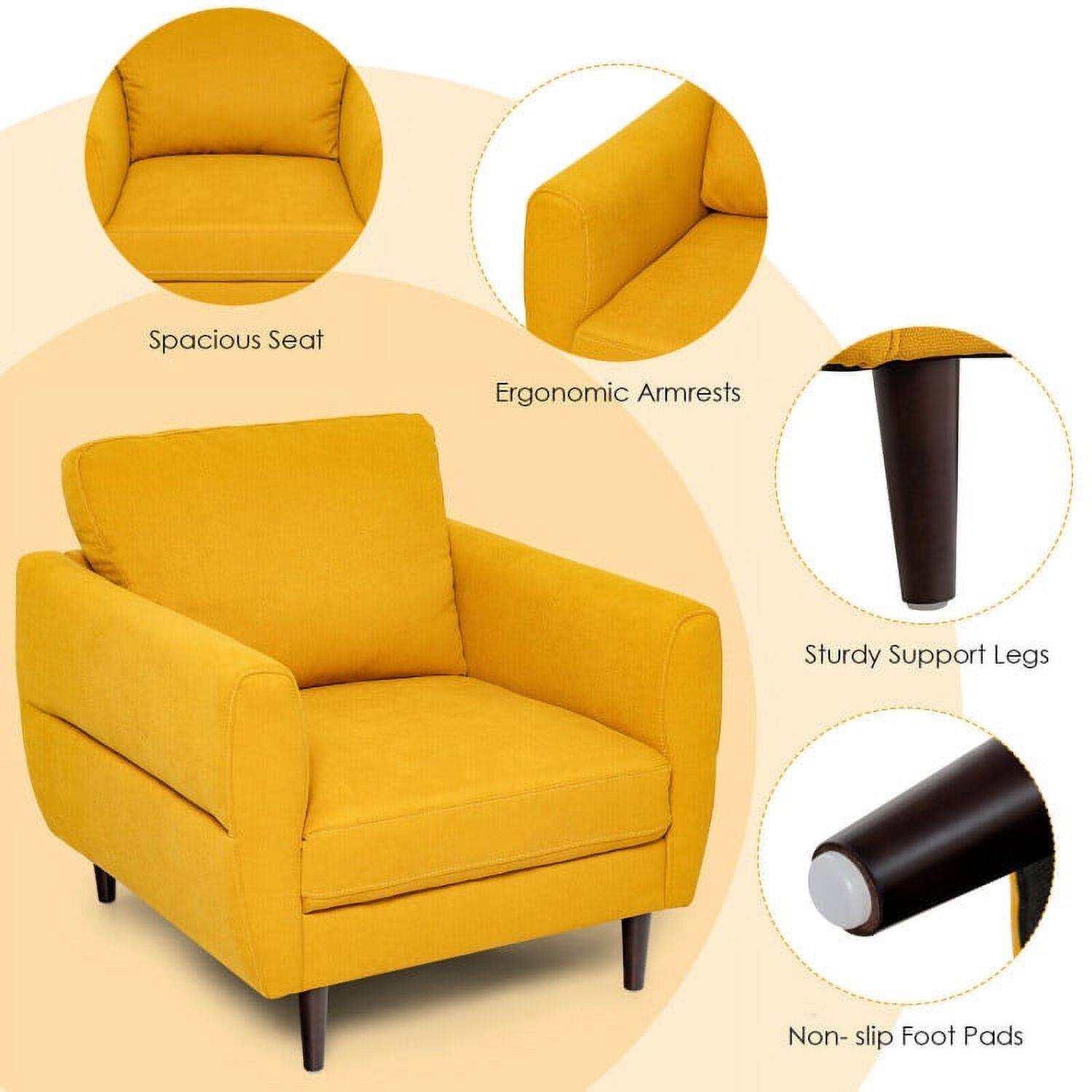 Spacious Seat  
Ergonomic Armrests  
Sturdy Support Legs  
Non-slip Foot Pads