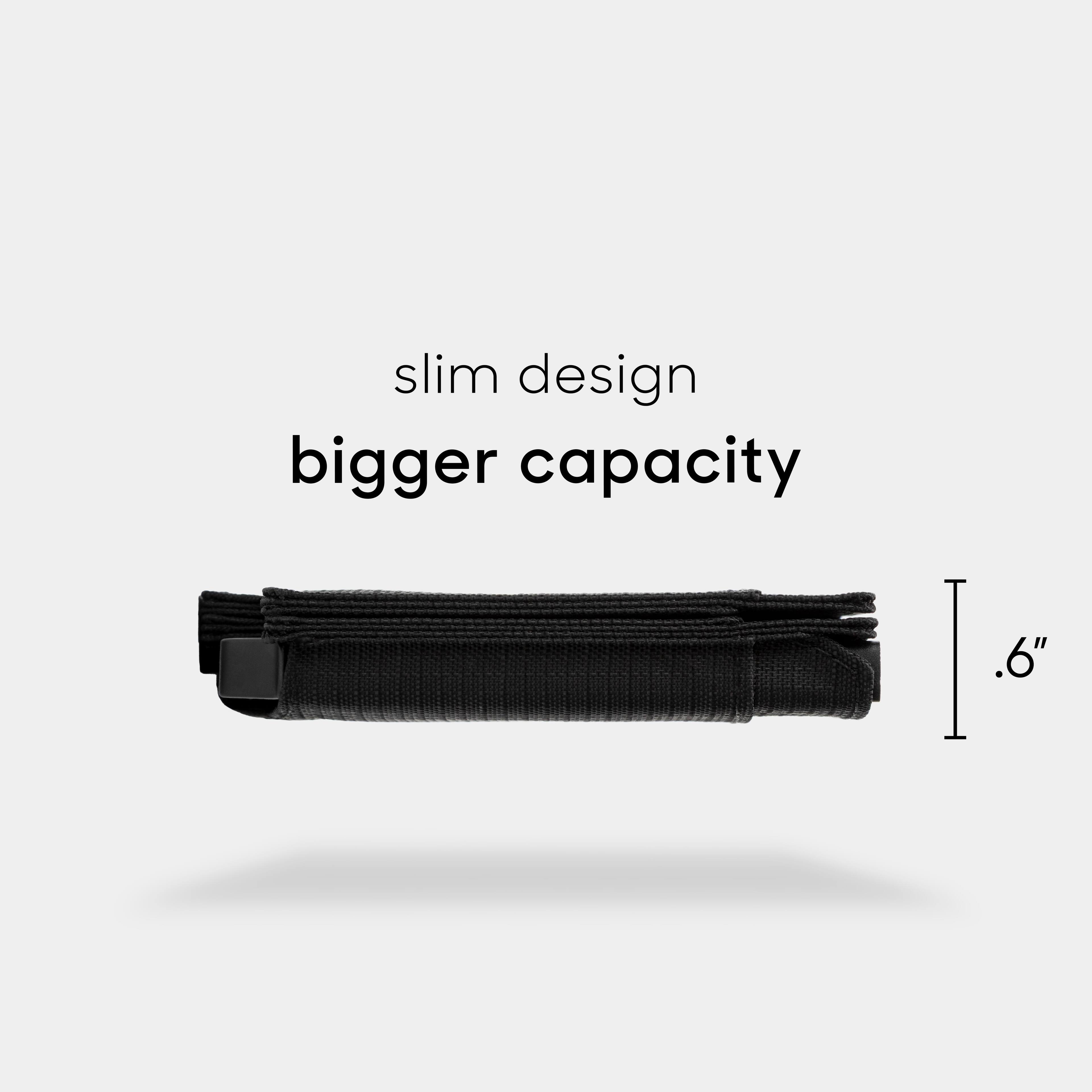slim design bigger capacity I .6"