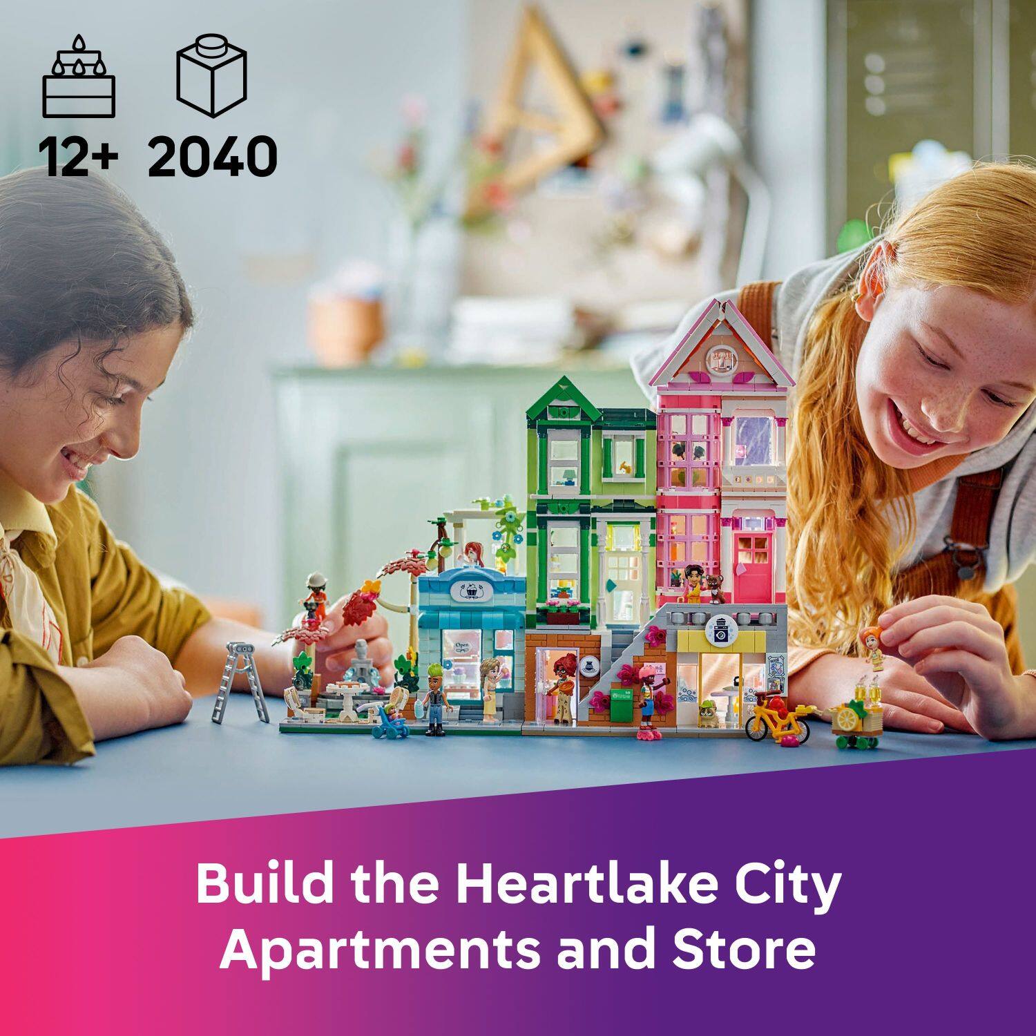 Build the Heartlake City Apartments and Store