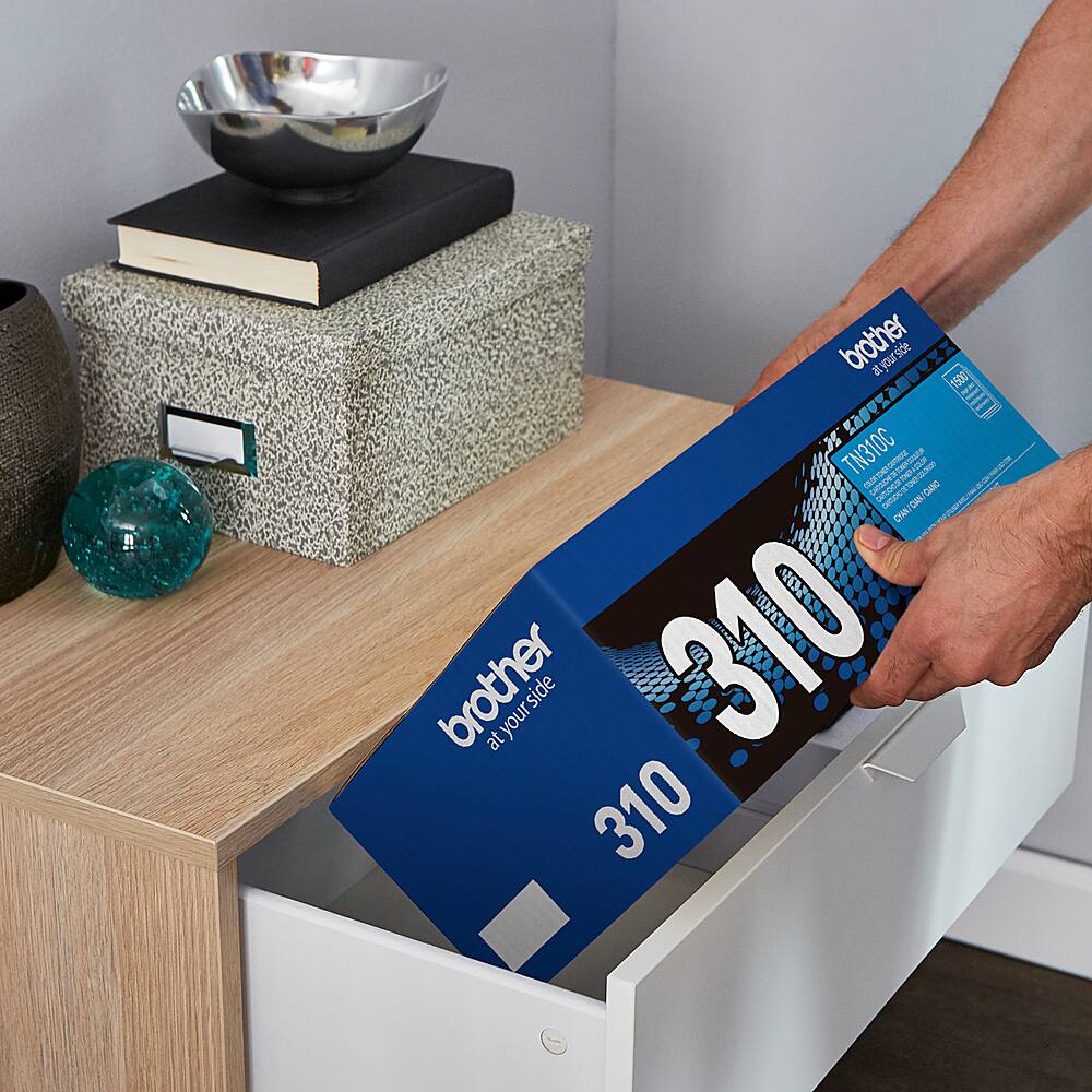 Alt View 11. Brother - TN310C High-Yield Toner Cartridge - Cyan.