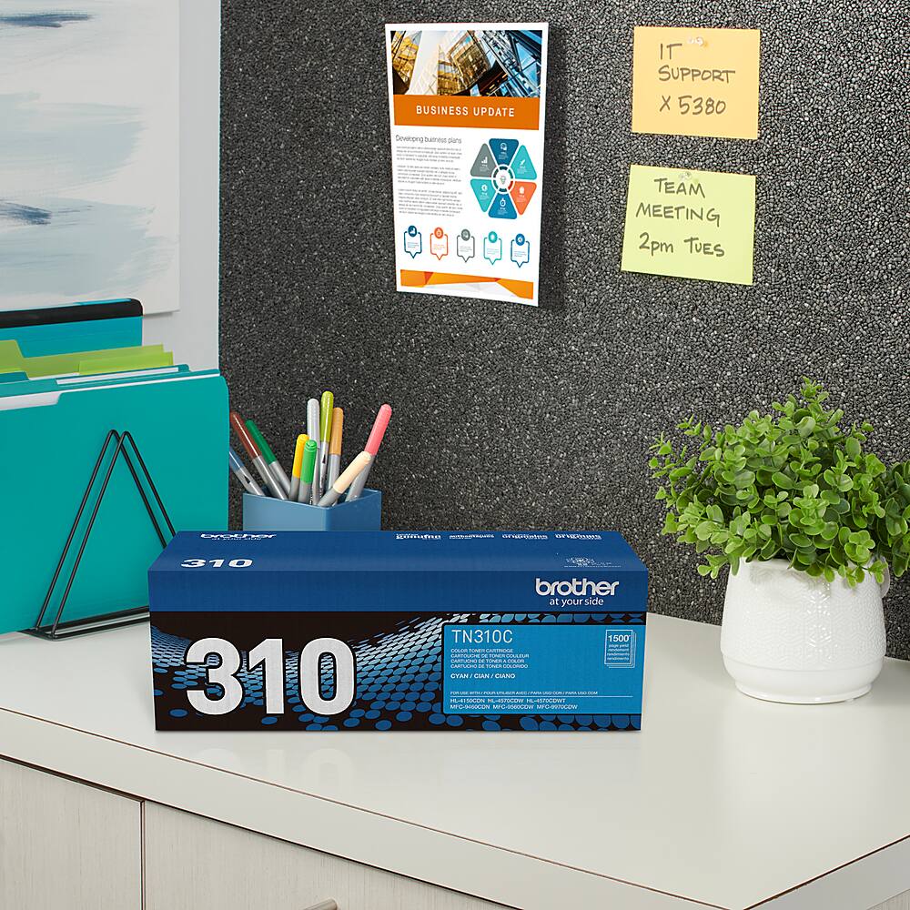 Alt View 1. Brother - TN310C High-Yield Toner Cartridge - Cyan.