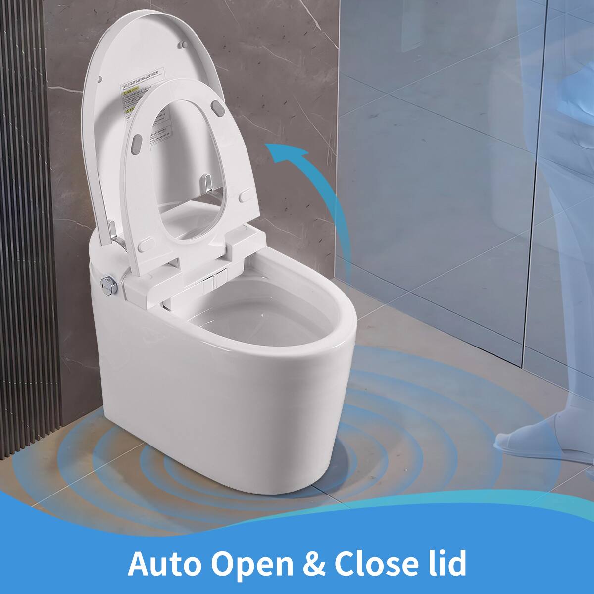Auto Open & Close lid