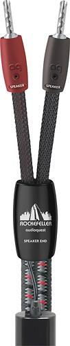 Front Standard. AudioQuest - Rockefeller 10' Pair Speaker Cable - Black/Gray/Red.