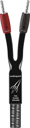AudioQuest - Rocket 44 8' Single Speaker Cable - Silver/Black/Gray