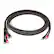 Angle. AudioQuest - Rocket 33 12' Pair Bi-Wire Speaker Cable, Silver Banana Connectors - Red/Black.