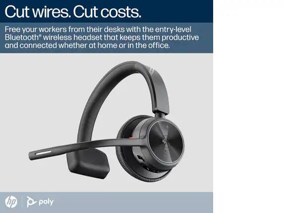 Cut wires. Cut costs.

Free your workers from their desks with the entry-level Bluetooth® wireless headset that keeps them productive and connected whether at home or in the office.

hp | poly
