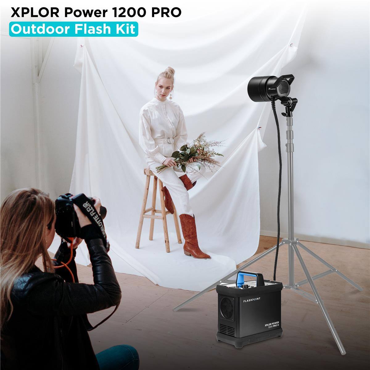 XPLOR Power 1200 PRO Outdoor Flash Kit