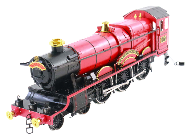 Front. Metal Earth - Metal Earth Premium Series Hogwarts Express 3D Metal Model Kit Fascinations - Silver.
