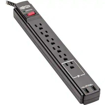 TRIPP-LITE PROTECTED
USB Charging
5V/2.4A
