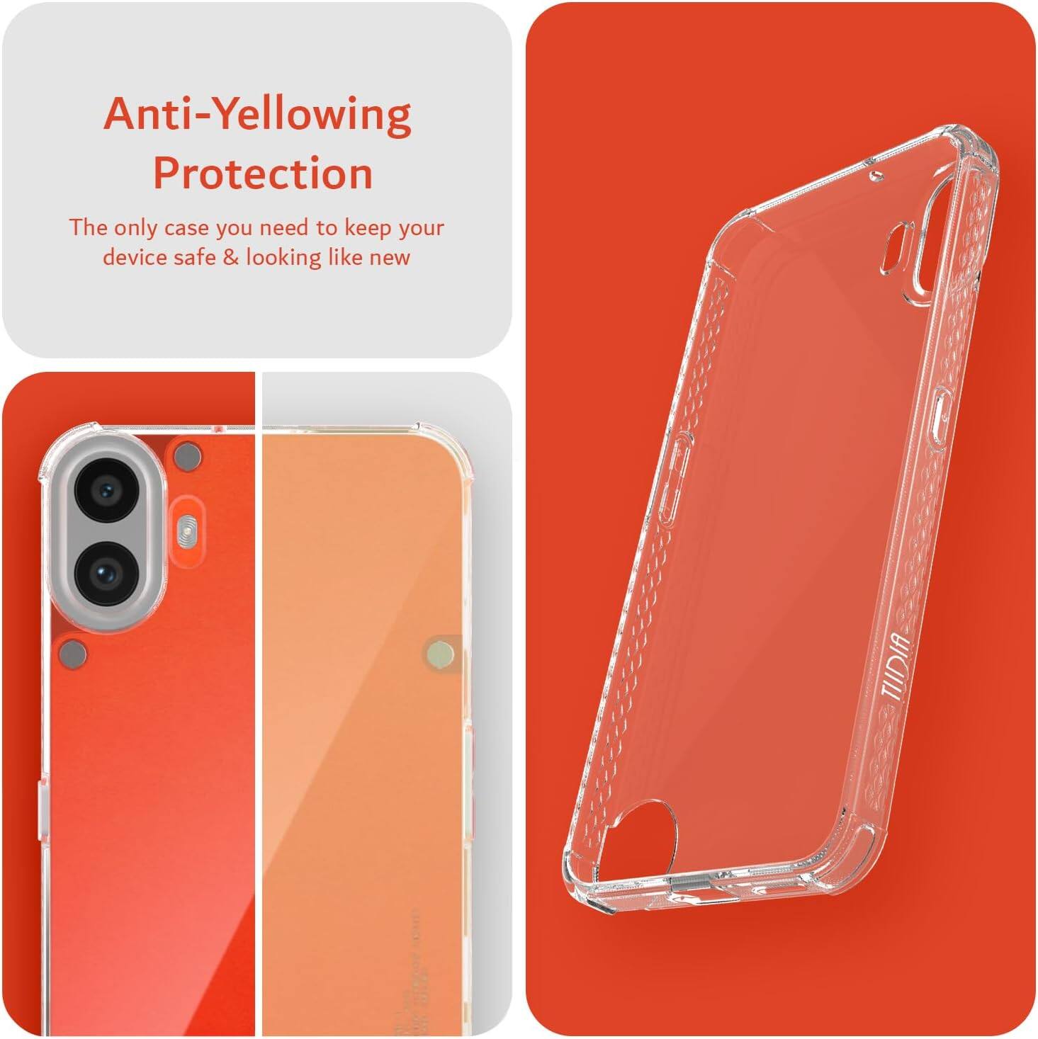 Anti-Yellowing Protection

The only case you need to keep your device safe & looking like new