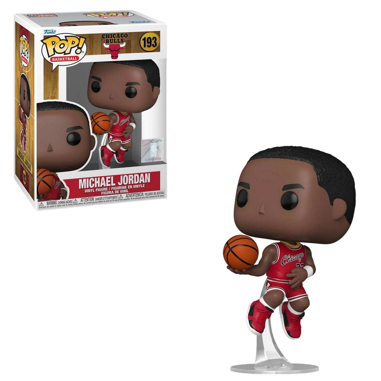 PES ode Furkd CHICAGO BULLS 193 1 POP! BASKETBALL Cheee modoo MICHAEL JORDAN FIGURINE EN VINYLE FIGURE I VINTI FIGURA DE VINIL R ELIGRO a CTOUEMENT A ADVERTENCIA - - . - ATTENTION SINZN -o .. A . i 1 P R - . - A MARNNG 000 - am C  - -othit . - Chicage 2