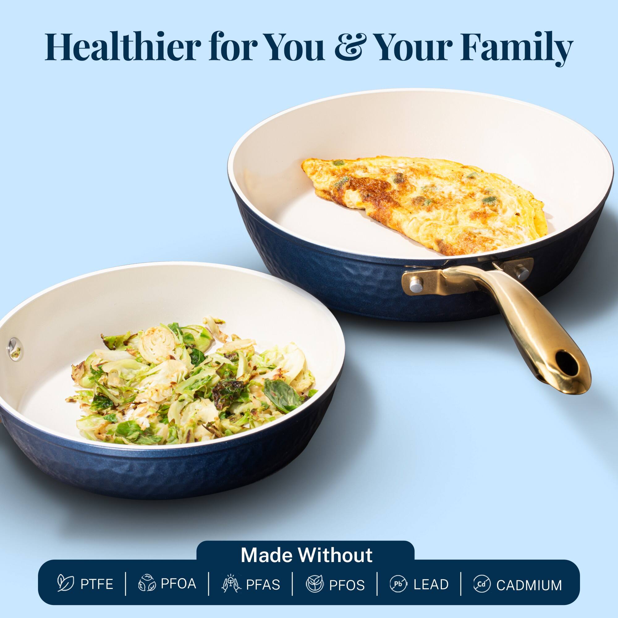 Healthier for You & Your Family Made Without PTFE | PFOA | PFAS | PFOS | LEAD | CADMIUM