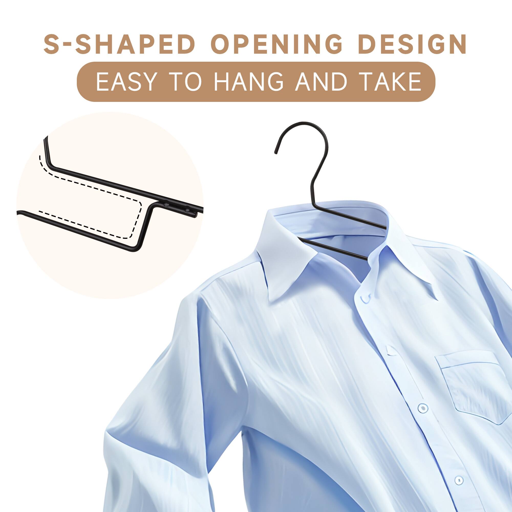 S-SHAPED OPENING DESIGN  
EASY TO HANG AND TAKE