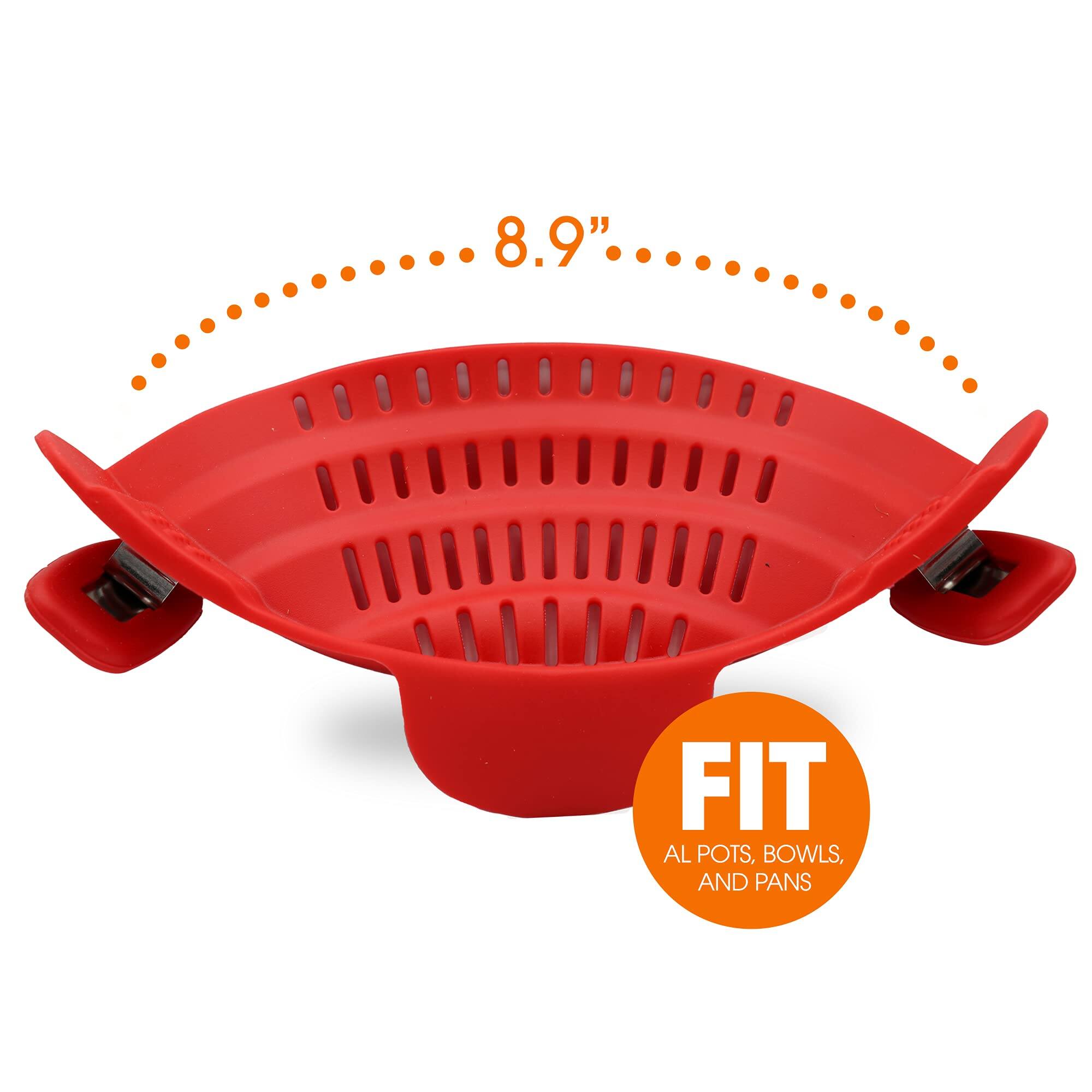 8.9"  
FIT ALL POTS, BOWLS, AND PANS