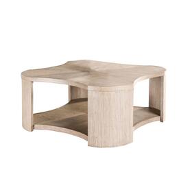Manhattan Lane - Cony Cocktail Coffee Table, Natural Wood, Caster Wheels, 42 Inch - Oak Brown